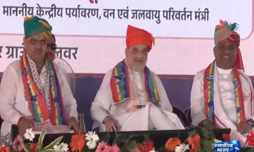 अमित शाह ने राजस्थान में डेयरी प्लांट की रखी आधारशिला