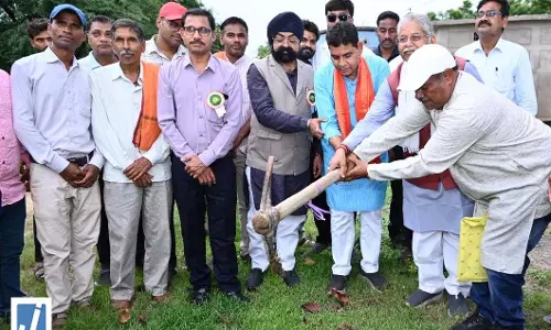 विकासखंड के ग्राम कड़ार में 20 लाख रूपए के सामुदायिक भवन का हुआ भूमिपूजन