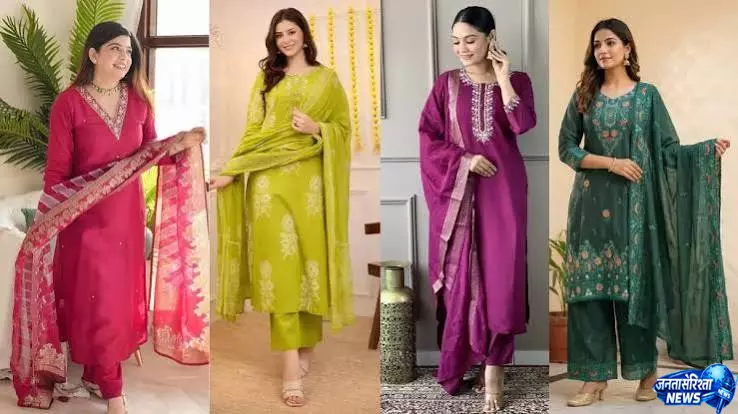 स्टाइलिश लुक के लिए चुनें ये कुर्ता सेट स्टाइलिश लुक के लिए चुनें ये कुर्ता सेट