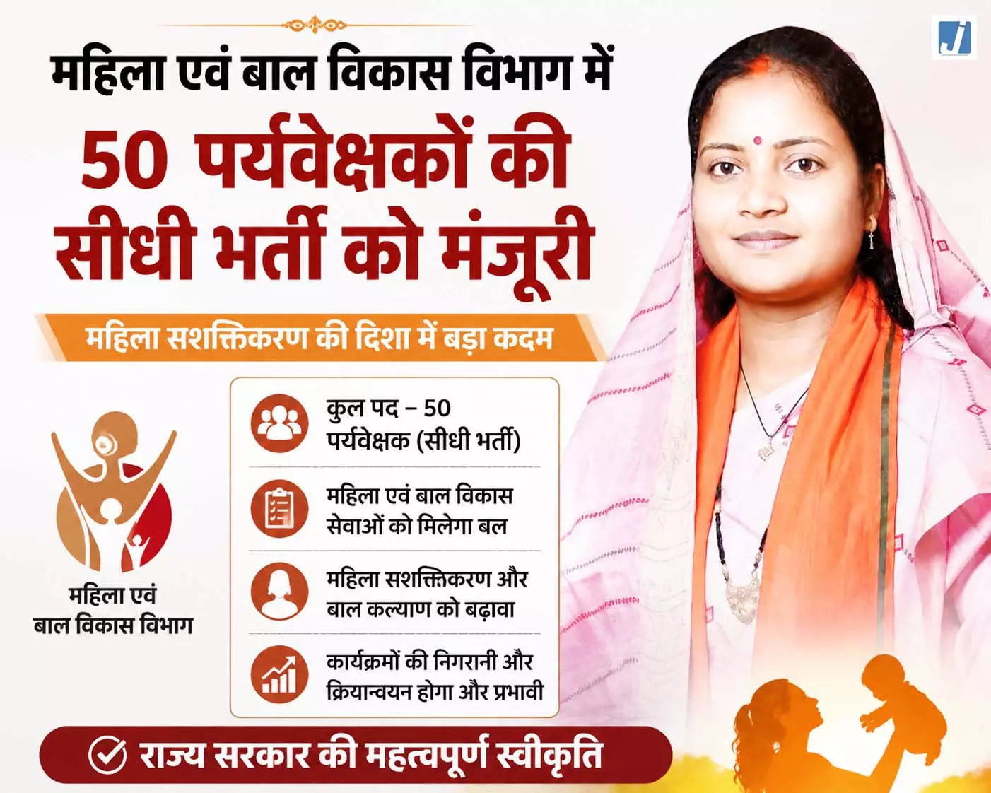 छत्तीसगढ़ में सुपरवाइजर के 50 पदों पर होगी सीधी भर्ती, सरकार ने दी मंजूरी छत्तीसगढ़ में सुपरवाइजर के 50 पदों पर होगी सीधी भर्ती, सरकार ने दी मंजूरी