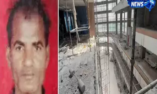 मकान की ऊंचाई से गिरकर सुपरवाइजर की मौत बेटे ने पुलिस पर लगाए आरोप