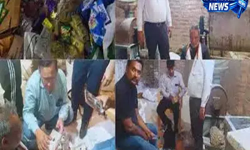 गाजियाबाद में केमिकल से टोफू बनाने का भंडाफोड़ 62 किलो माल जब्त