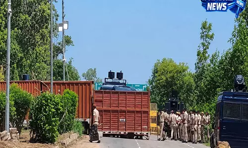 किसानों के दिल्ली मार्च से हलचल हरियाणा पंजाब सीमा पर सुरक्षा कड़ी किसानों के दिल्ली मार्च से हलचल हरियाणा पंजाब सीमा पर सुरक्षा कड़ी