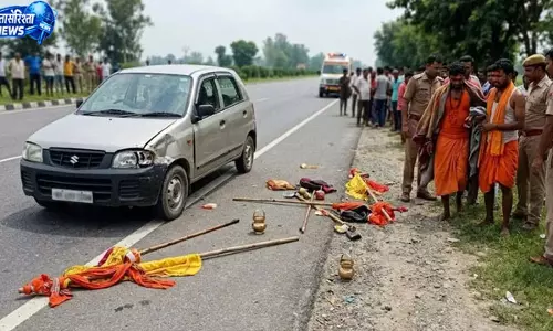 कांवड़ियों को कार ने रौंदा, एक की मौत