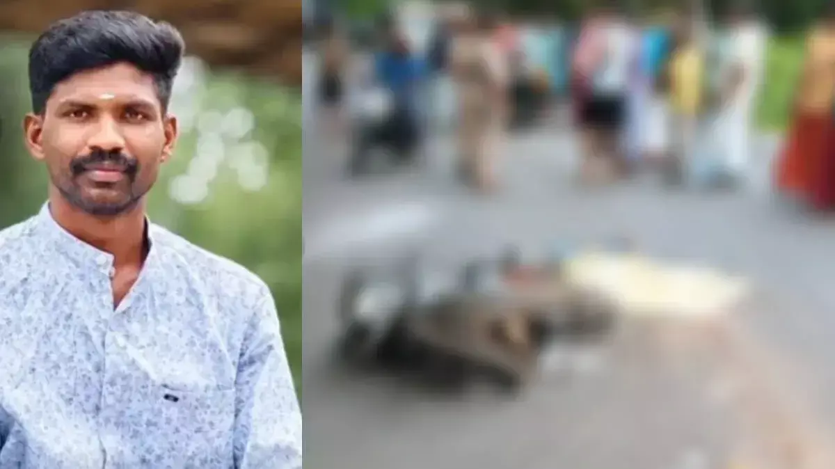 तिरुवनंतपुरम में दोस्त की टिपर लॉरी के नीचे आने से बाइकर की मौत