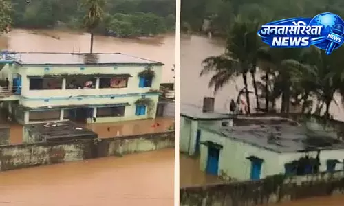 Kendrapara में बाढ़, आवासीय स्कूल में 400 छात्र फंसे