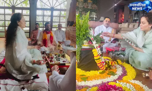 सावन सोमवार पर कंगना रनौत ने कराया रुद्राभिषेक, तस्वीरें वायरल