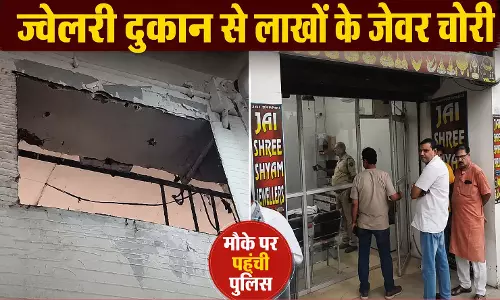 वाड्रफनगर में ज्वेलरी दुकान से लाखों के जेवर चोरी, जांच में जुटी पुलिस वाड्रफनगर में ज्वेलरी दुकान से लाखों के जेवर चोरी, जांच में जुटी पुलिस