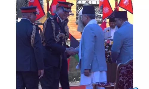 जनरल धीरज सेठ को नेपाल सेना का मानद जनरल रैंक मिला
