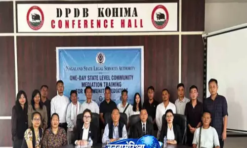 NSLSA ने कोहिमा में राज्य-स्तरीय सामुदायिक मध्यस्थता प्रशिक्षण आयोजित किया NSLSA ने कोहिमा में राज्य-स्तरीय सामुदायिक मध्यस्थता प्रशिक्षण आयोजित किया