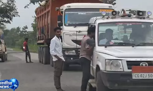 पेण्ड्रा-कारिआम मार्ग पर RTO कर्मियों पर अवैध वसूली का आरोप