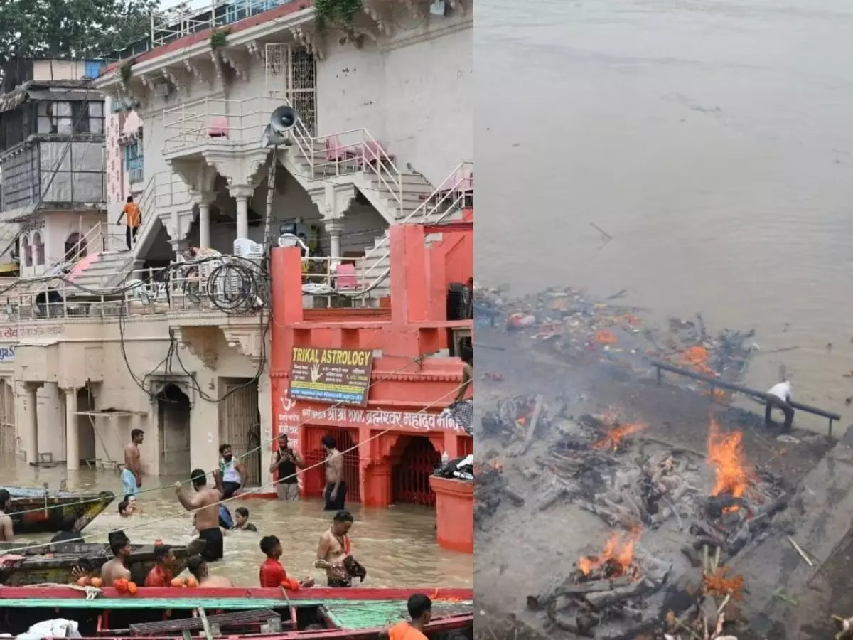 प्रयागराज से वाराणसी तक बढ़ा बाढ़ का खतरा प्रयागराज से वाराणसी तक बढ़ा बाढ़ का खतरा