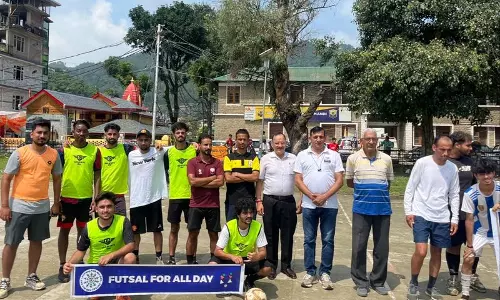 मंडी में ट्रायम्फ FC की फुटसल चैंपियनशिप शुरू हो रही मंडी में ट्रायम्फ FC की फुटसल चैंपियनशिप शुरू हो रही