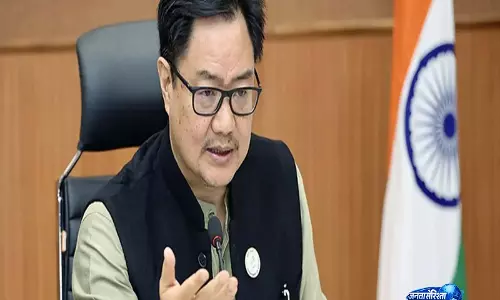 किरेन रिजिजू ने AAP कार्यकर्ता को लेकर उठाए सवाल किरेन रिजिजू ने AAP कार्यकर्ता को लेकर उठाए सवाल