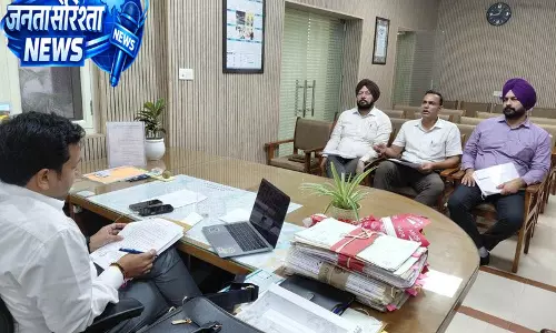 Ambala DC ने जलभराव पर अधिकारियों को दिए निर्देश Ambala DC ने जलभराव पर अधिकारियों को दिए निर्देश