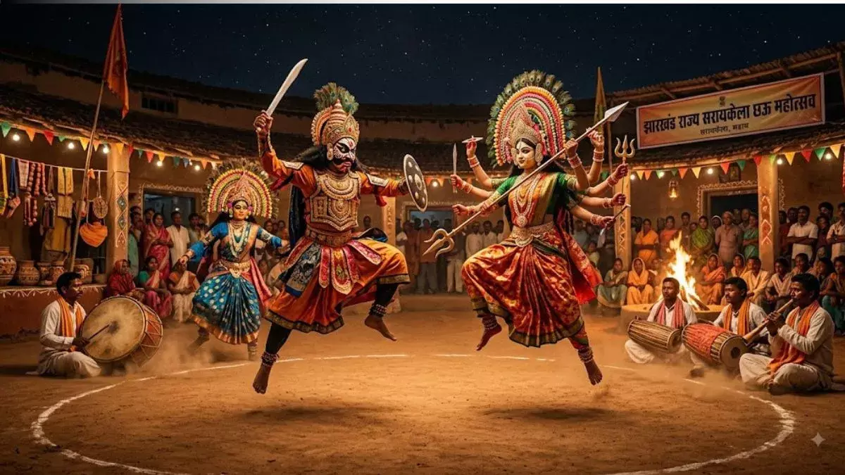 झारखंड का छऊ नृत्य युद्ध कला से निकली रामायण महाभारत की अनोखी कहानी