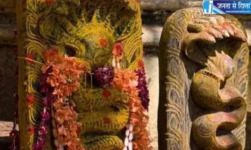 Telangana: नागा पंचमी के लिए वारंगल ट्राइसिटी के मंदिरों में भक्तों की भीड़ उमड़ी Telangana: नागा पंचमी के लिए वारंगल ट्राइसिटी के मंदिरों में भक्तों की भीड़ उमड़ी