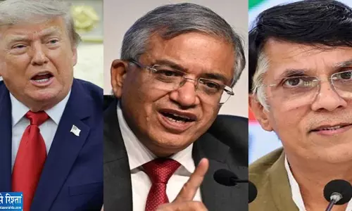 ज्ञानेश कुमार को लेकर ट्रंप की टिप्पणी कांग्रेस ने किया पलटवार ज्ञानेश कुमार को लेकर ट्रंप की टिप्पणी कांग्रेस ने किया पलटवार