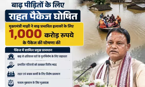 Odisha बाढ़ पीड़ितों के लिए राहत पैकेज घोषित Odisha बाढ़ पीड़ितों के लिए राहत पैकेज घोषित