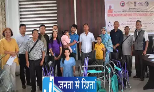 Nagaland: 62.24 लाख रुपये मूल्य के सहायक उपकरण वितरित किए गए