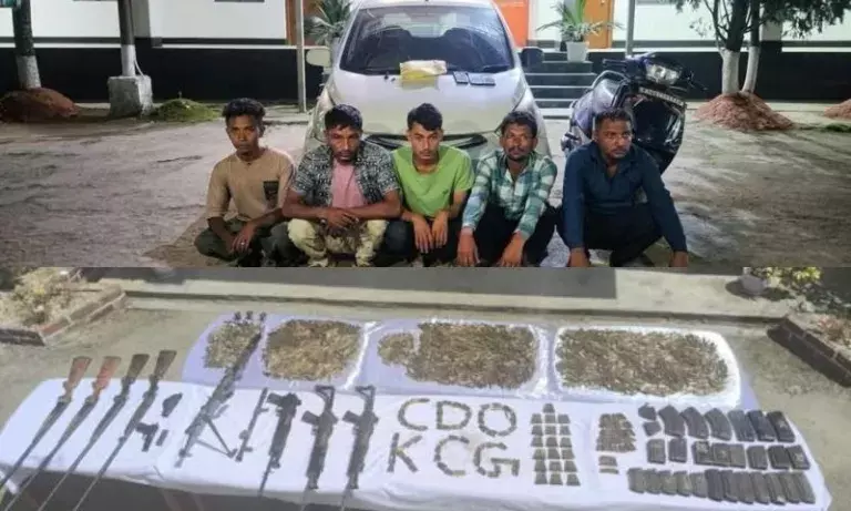 सुरक्षा बलों की बड़ी सफलता: संदिग्ध गिरफ्तार, चोरी की गाड़ियाँ बरामद