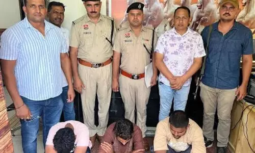 कैथल पुलिस की सख्ती अवैध हथियारों के साथ पांच आरोपी गिरफ्तार