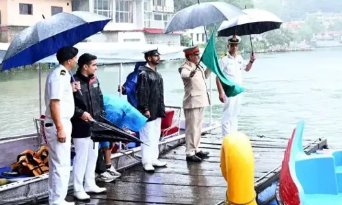Nainital: एनसीसी मीनू शिविर में साहसिक गतिविधि, कैडेटों ने नैनी झील में 29 किमी नौकायन किया