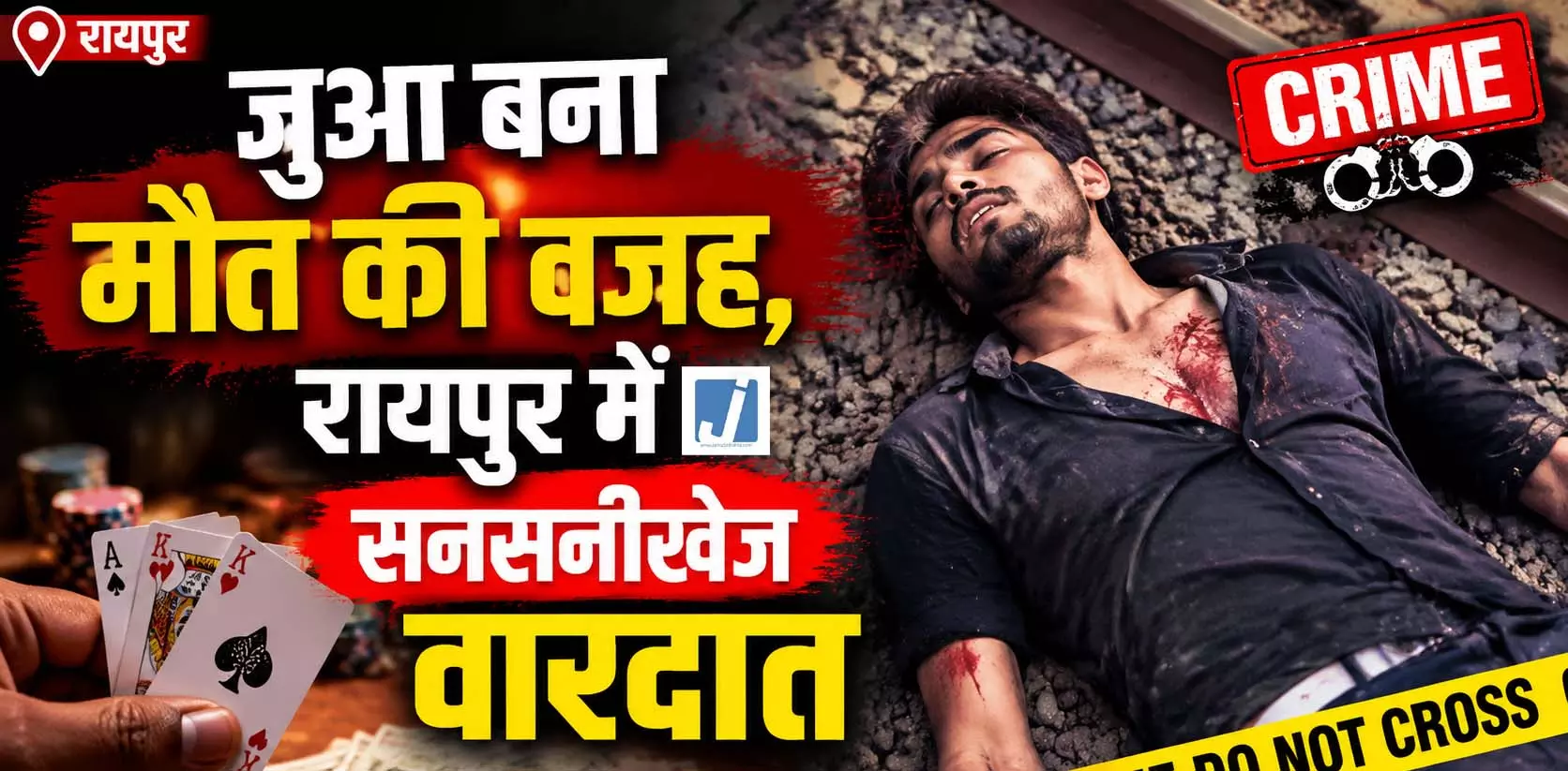 जुआ बना मौत की वजह, रायपुर में सनसनीखेज वारदात जुआ बना मौत की वजह, रायपुर में सनसनीखेज वारदात
