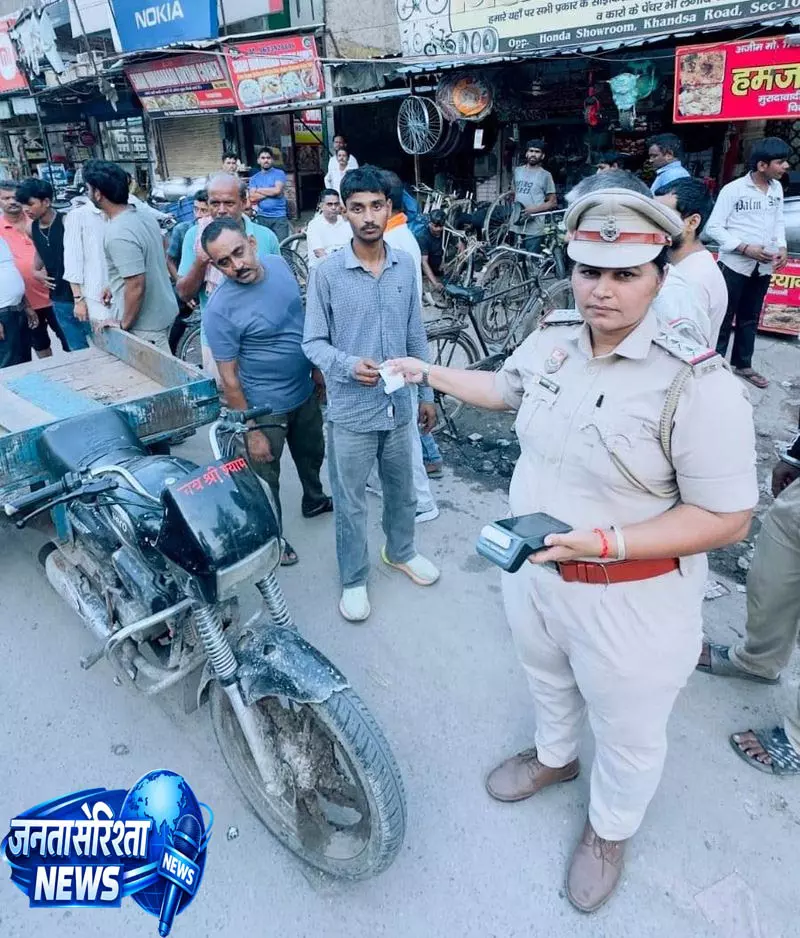 Gurugram में 24 हजार चालान, 1.27 करोड़ जुर्माना Gurugram में 24 हजार चालान, 1.27 करोड़ जुर्माना