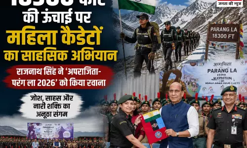 राजनाथ सिंह ने रवाना किया NCC का हाई एल्टीट्यूड ट्रेक अपराजिता 2026