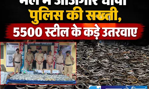 एक लाख श्रद्धालुओं के बीच सुरक्षा व्यवस्था मजबूत, पुलिस ने 5500 स्टील के कड़े उतरवाए