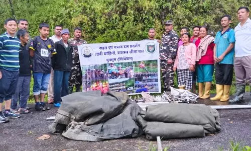 सिक्किम में भूस्खलन प्रभावित इलाकों का जायजा SSB ने संभाला मोर्चा सिक्किम में भूस्खलन प्रभावित इलाकों का जायजा SSB ने संभाला मोर्चा
