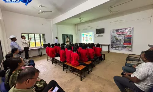 नारायणपुर में शुरू हुआ यातायात की पाठशाला अभियान नारायणपुर में शुरू हुआ यातायात की पाठशाला अभियान