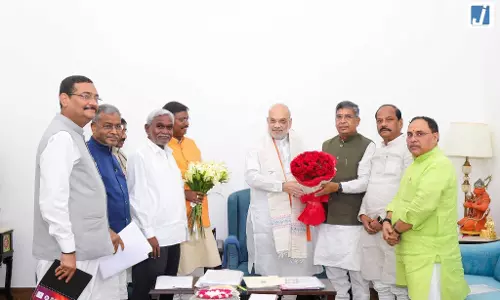 भाजपा नेताओं ने अमित शाह से की मुलाकात, विकास और राजनीति पर चर्चा भाजपा नेताओं ने अमित शाह से की मुलाकात, विकास और राजनीति पर चर्चा