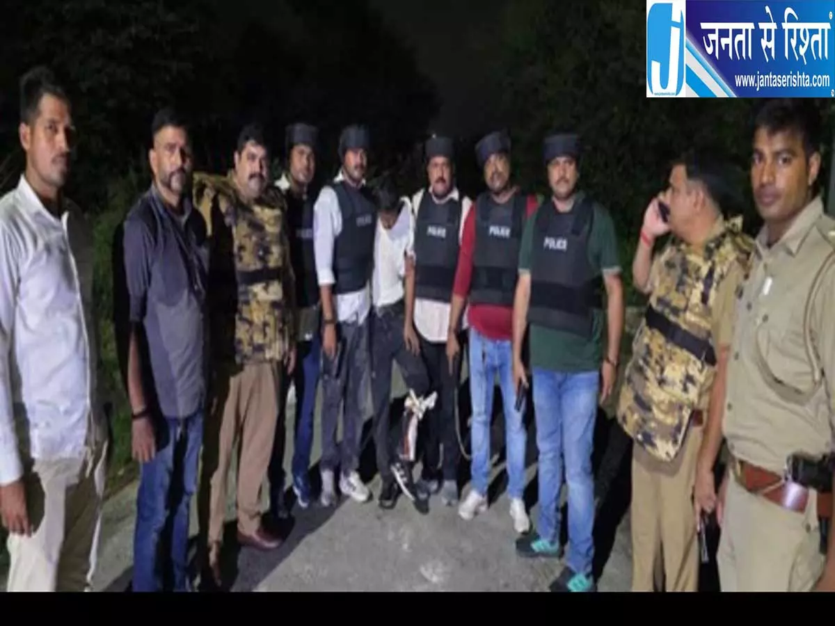 अपराधियों पर सख्ती गोरखपुर में पुलिस मुठभेड़ के बाद शातिर बदमाश गिरफ्तार अपराधियों पर सख्ती गोरखपुर में पुलिस मुठभेड़ के बाद शातिर बदमाश गिरफ्तार