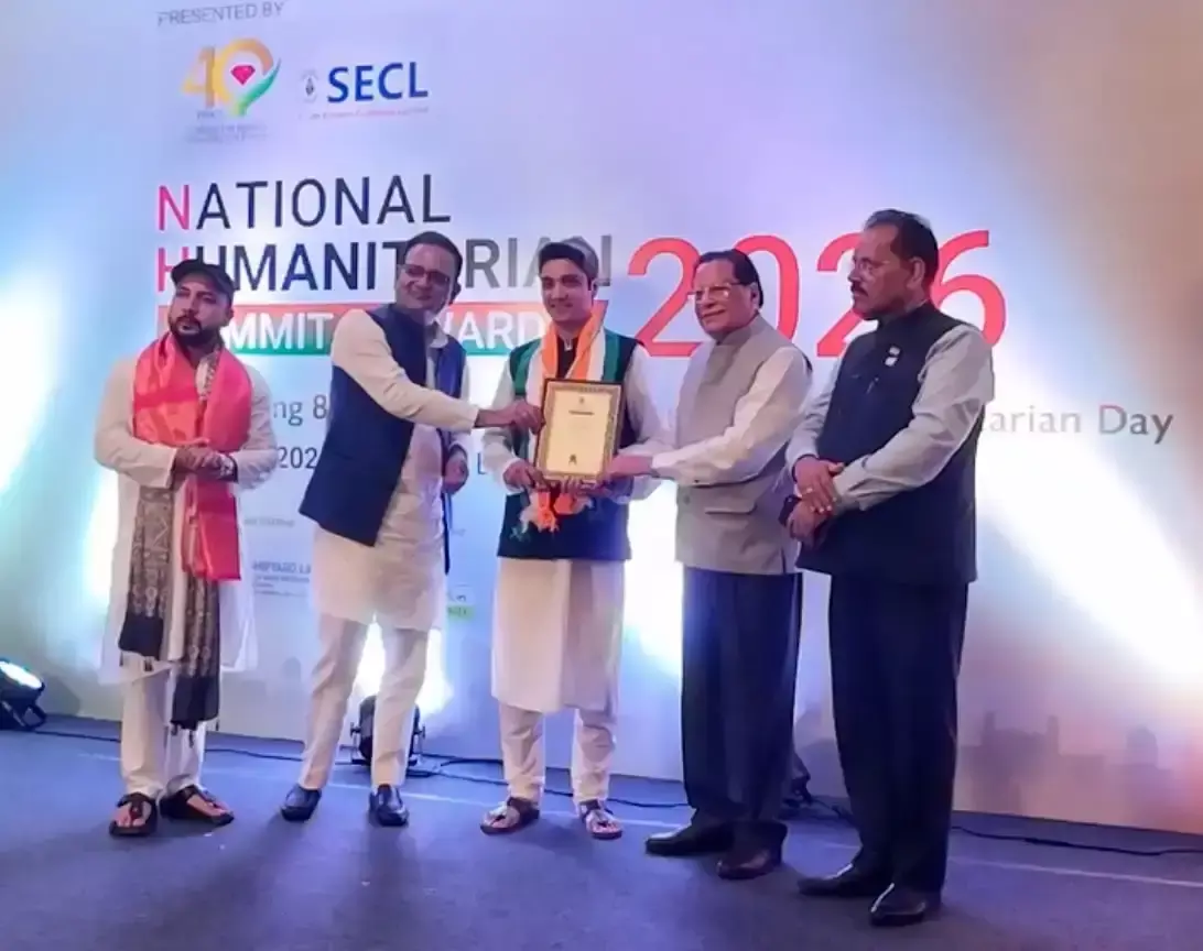 Mandi: नेशनल ह्यूमैनिटेरियन एक्सीलेंस अवॉर्ड से सम्मानित हुए राहुल कपूर