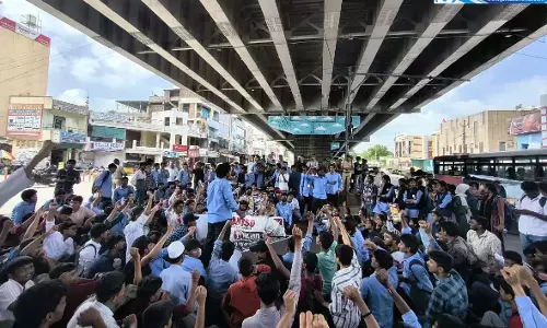 तेलंगाना में GO 97 के ख़िलाफ़ पॉलिटेक्निक छात्रों का विरोध-प्रदर्शन तेज़