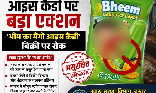 बस्तर में आइस कैंडी पर बड़ा एक्शन, ‘भीम का मैंगो आइस कैंडी’ बिक्री पर रोक