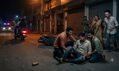 जन्मदिन के बाद खाना खाने निकले युवक पर फायरिंग जांघ में गोली लगने से घायल