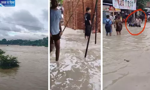 मध्य प्रदेश में भारी बारिश से बाढ़ जैसे हालात रीवा और छतरपुर में जलभराव