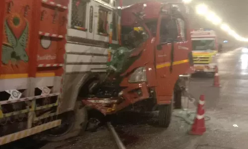 Kiratpur-Manali हाईवे पर भीषण हादसा, 4 की मौत 7 गंभीर रूप से घायल Kiratpur-Manali हाईवे पर भीषण हादसा, 4 की मौत 7 गंभीर रूप से घायल