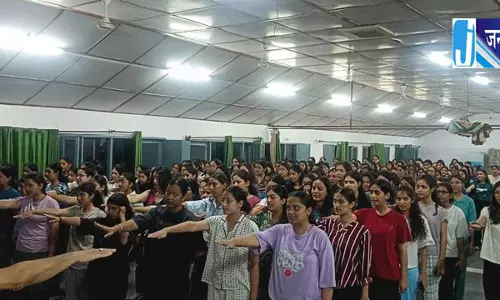 नौनी यूनिवर्सिटी: 600 छात्रों ने ली ड्रग्स से दूर रहने की शपथ