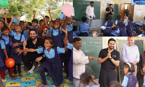 आयुष्मान खुराना ने जालना में बच्चों की पहल को सराहा