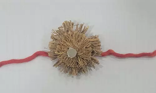 खस से बनी अनोखी राखियां, पानी की बूंद पड़ते ही बिखेरेंगी खुशबू