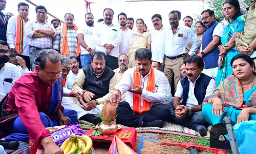 उपमुख्यमंत्री विजय शर्मा ने किया शौर्य वाटिका का भूमिपूजन