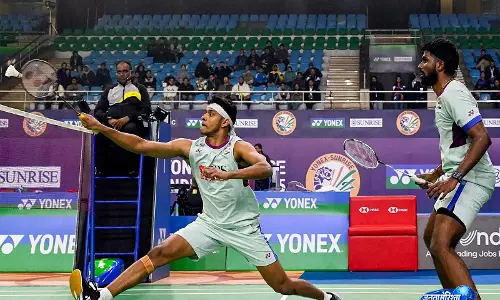 सात्विक-चिराग BWF वर्ल्ड चैंपियनशिप क्वार्टरफाइनल में पहुंचे सात्विक-चिराग BWF वर्ल्ड चैंपियनशिप क्वार्टरफाइनल में पहुंचे