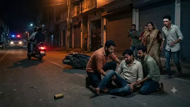 जन्मदिन के बाद खाना खाने निकले युवक पर फायरिंग जांघ में गोली लगने से घायल जन्मदिन के बाद खाना खाने निकले युवक पर फायरिंग जांघ में गोली लगने से घायल