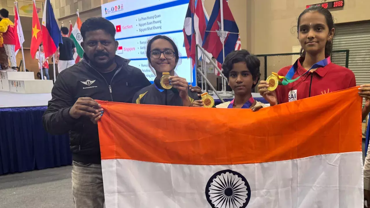 ASEAN चेस चैंपियनशिप: भारतीय U-11 गर्ल्स टीम ने जीता ब्रॉन्ज़ मेडल ASEAN चेस चैंपियनशिप: भारतीय U-11 गर्ल्स टीम ने जीता ब्रॉन्ज़ मेडल