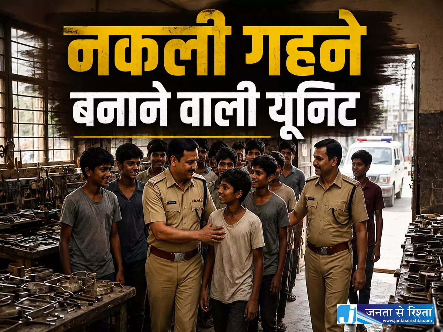नकली गहने बनाने वाली यूनिट से 13 बाल मजदूरों को बचाया गया, जांच में जुटी पुलिस नकली गहने बनाने वाली यूनिट से 13 बाल मजदूरों को बचाया गया, जांच में जुटी पुलिस