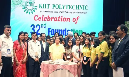 KIIT पॉलिटेक्निक ने अपना 32वां स्थापना दिवस मनाया, संस्थापक अच्युता सामंत कार्यक्रम में शामिल हुए